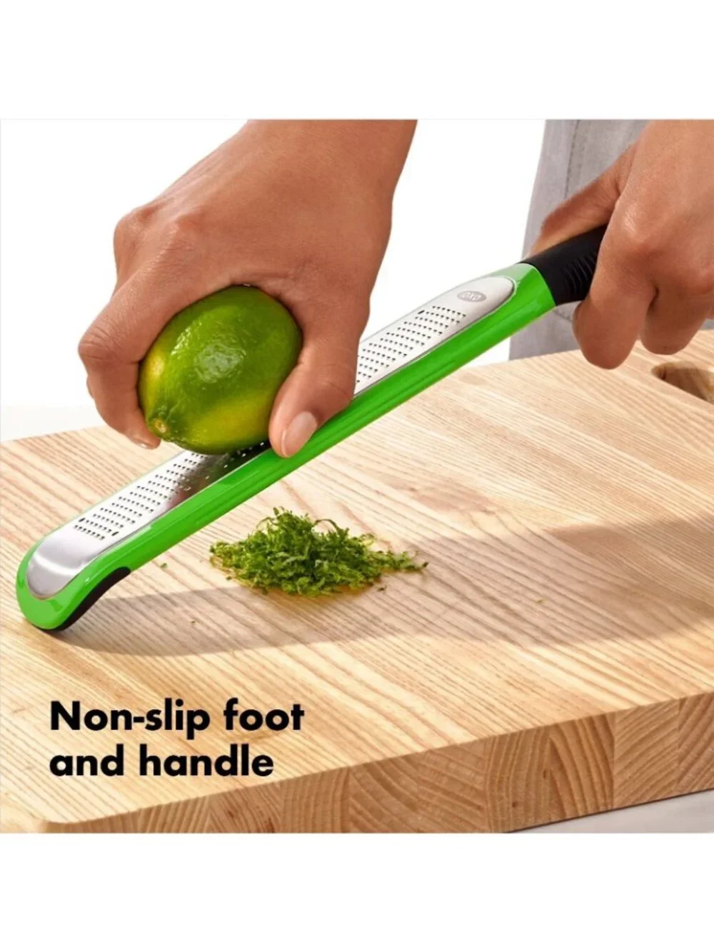 OXO Softworks Stainless Steel Zester Grater Citrus Cheese with Snap-On Cover